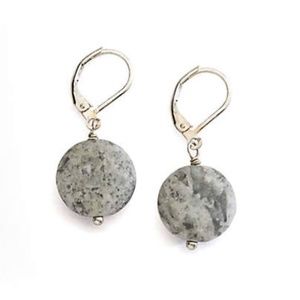 J. Jill NEW Unique Pure Jill Jasper Drop Earring NWT